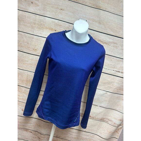 Under Armour Shirt Womens Size XL Cold Gear Long Sleeve Base Layer Top Blue - Picture 5 of 11